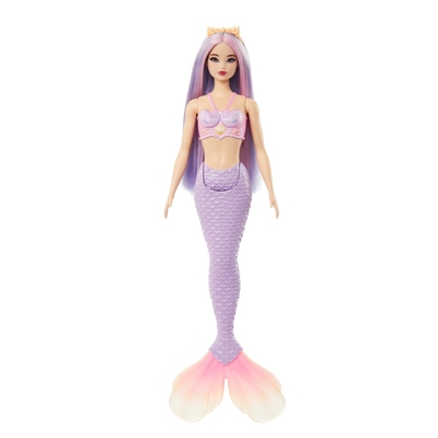 美国代购2024新款美人鱼芭比娃娃Barbie Mermaid doll玩具礼物