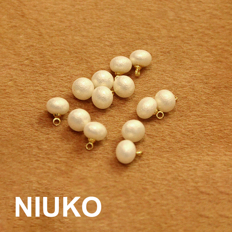 超精致仿珍珠扣优雅小纽扣子衬