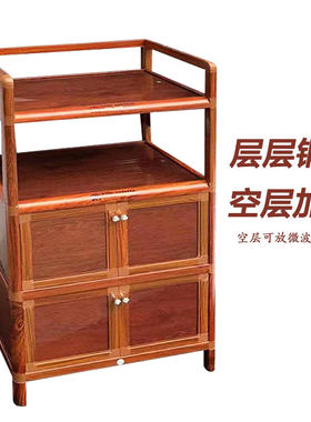 微波炉柜储物柜铝合金烤箱置物架