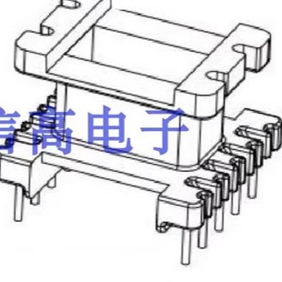 EE23变压器磁芯骨架EE24立式加宽5+5骨架磁芯