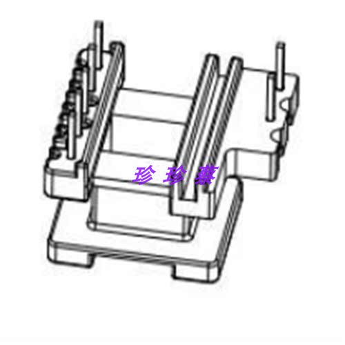 EE22变压器磁芯骨架滤波器立式