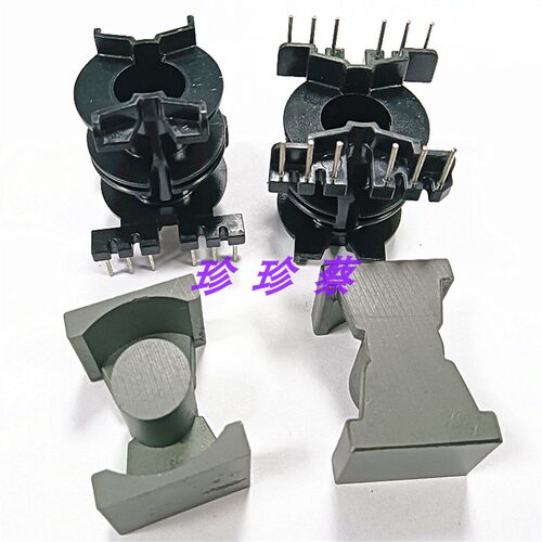 PQ3535PQ3538双槽骨架立式6+6针3526电木骨架磁芯变压器骨架磁芯