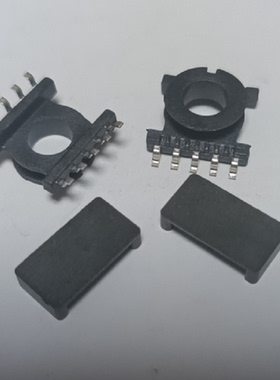 超薄电源用ER11.5EC11.5磁芯PC44材质加骨架贴片SMD立式5+5针