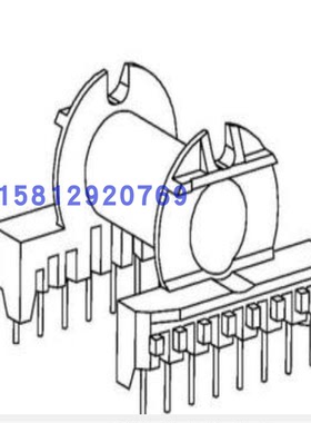 变压器ERL35ER3542磁芯加EC35骨架卧式8+8针
