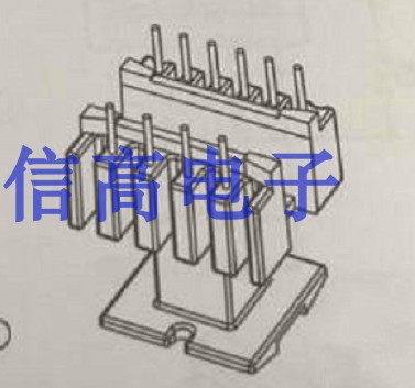 EE19变压器磁芯立式加高