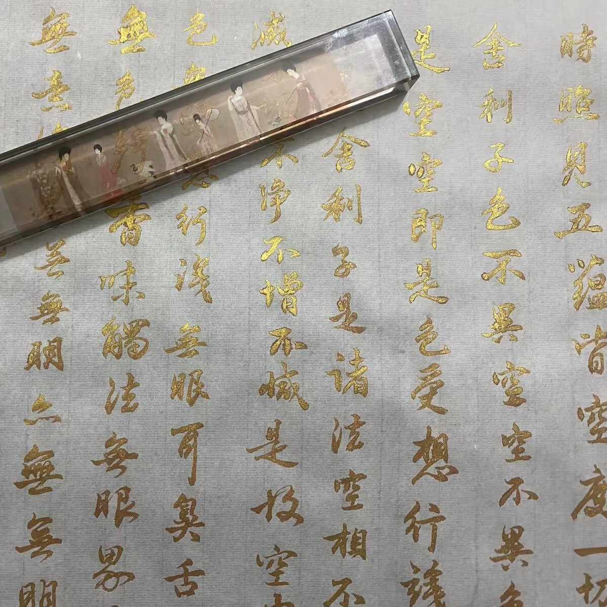 超细金粉24K黄金色999黄金粉佛像对联泥金唐卡美术画抄经文写字用