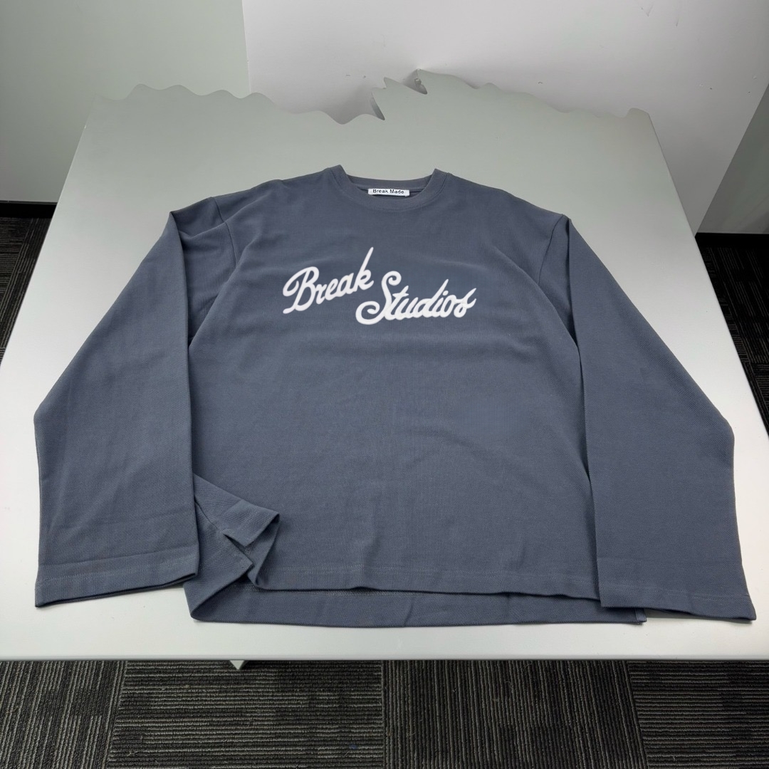 BreakMade443D刺绣字母长袖