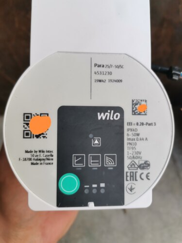 威乐阿童木Atmos pico系列永磁变频泵静音泵地暖泵 PARA25/7 25/9