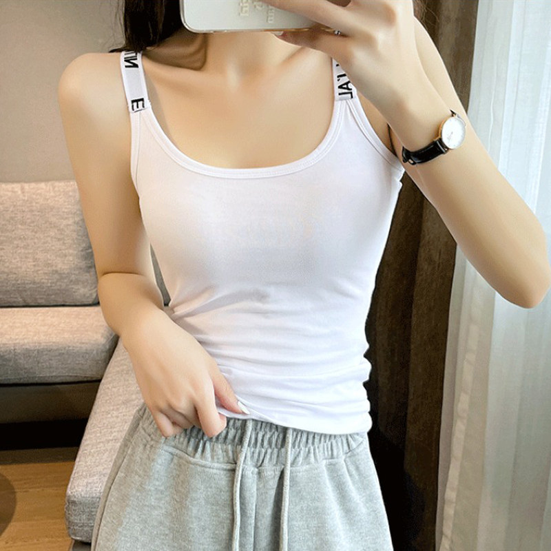 纯棉小吊带背心女士内搭外穿夏打底上衣2026新款短款美背辣妹绝美