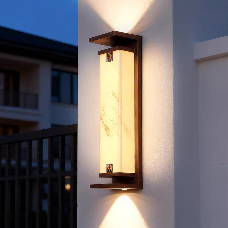 户外壁灯防水庭院灯云石壁挂别墅大门两侧新中式复古太阳能围墙灯,家装灯饰光源,户外壁灯,淘宝优惠券,粉丝福利购,淘宝优惠卷