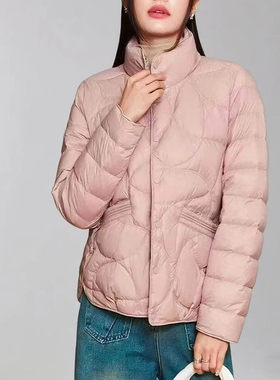 清仓短款轻薄羽绒棉服女2024棉袄新款小个时尚洋气保暖棉衣外套