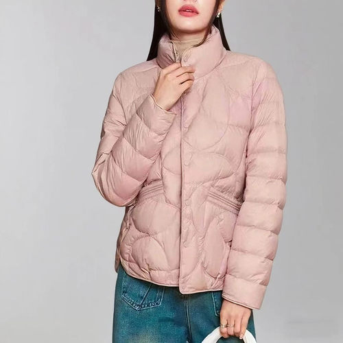 清仓短款轻薄羽绒棉服女2024棉袄新款小个时尚洋气保暖棉衣外套