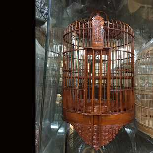 上生漆 新款 万字上漆画眉笼 广东产 好看 画眉鹩哥八哥