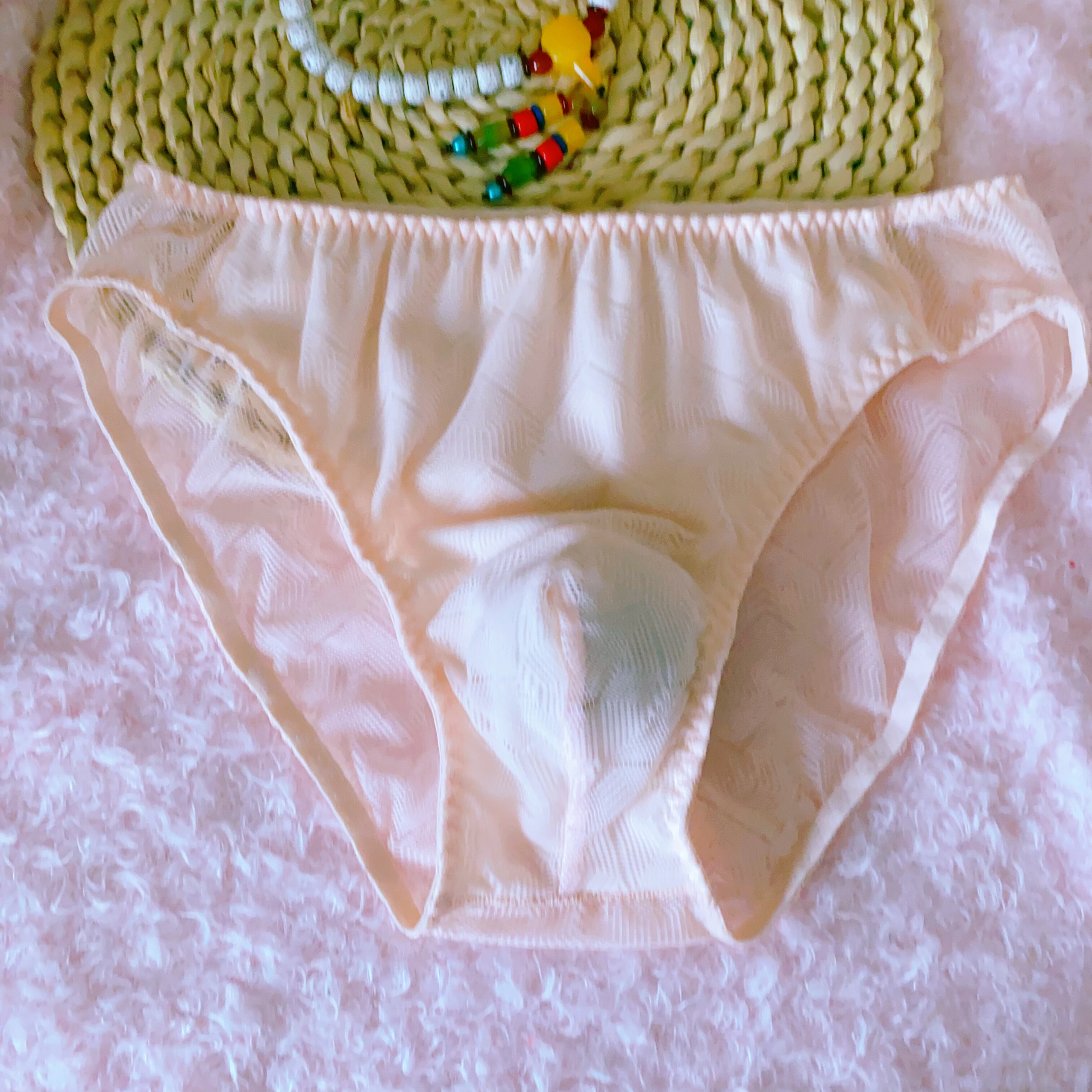 新款男士性感提花网有囊袋简约内裤美男日常穿舒适贴身透气三角裤