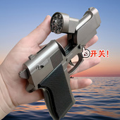 沙漠鹰砸响枪左轮砸响炮玩具枪80后怀旧玩具金属左手轮枪砸炮枪