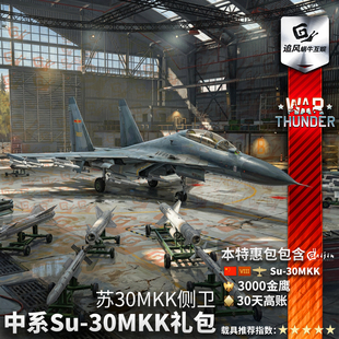 中系 战争雷霆 Su30MKK 苏30 礼包 War 侧卫 thunder