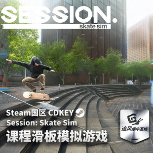Steam 正版 PC 游戏 课程滑板模拟游戏 Session: Skate Sim CDKEY