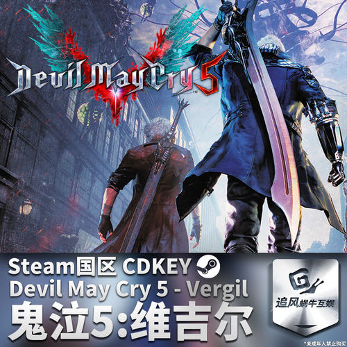 Steam 正版 PC 鬼泣5 维吉尔 Devil May Cry 5 国区激活码 CDKEY