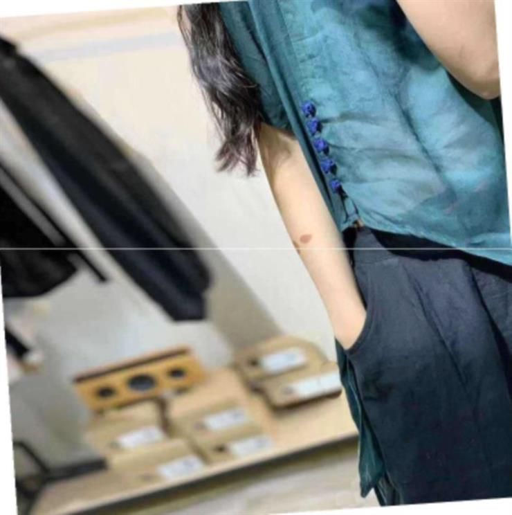 2021单件/夏季纯棉短袖旗袍扣燕尾个性文艺不规则衬衫女阔腿裤套在类目 童装/婴儿装/亲子装, 套装中 - 来自Buy2taobao.com提供专业的淘宝代购服务