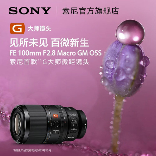 SONY全画幅微距GM镜头100M28GM