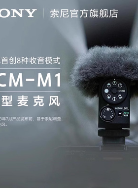 Sony/索尼 ECM-M1 数字音频枪型相机麦克风 8种收音模式 直播设备