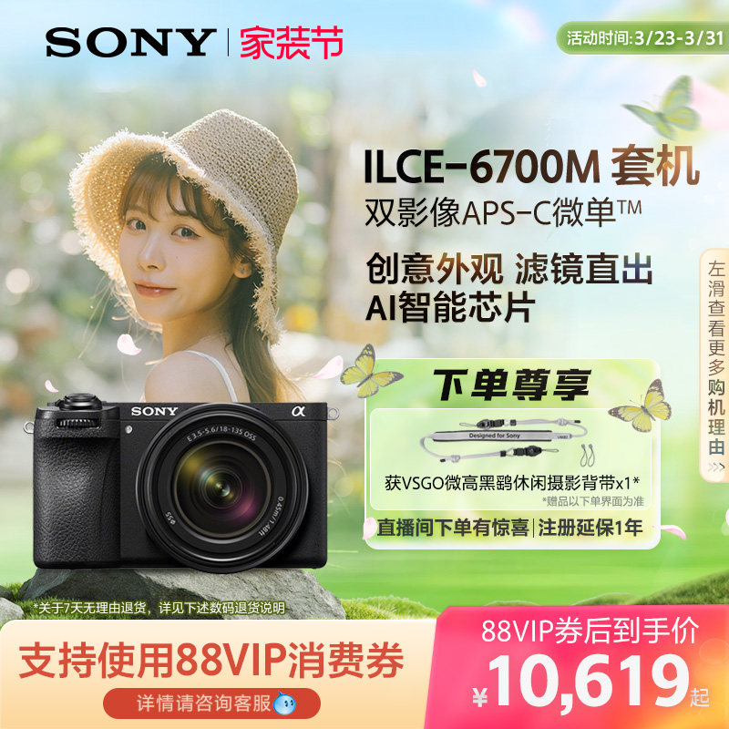 Sony/索尼 Alpha 6700 APS-C画幅微单相机 A
