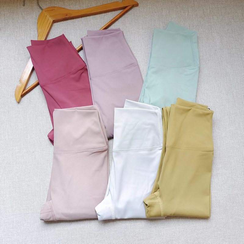 大牌同款裸感高腰紧身提臀健身裤