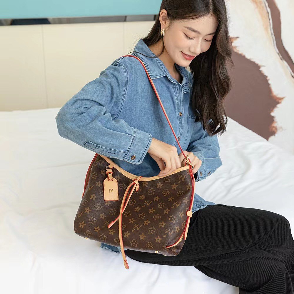 优草坊包包女2025新款机场包购物袋复古托特包网红爆款单肩斜挎包,箱包皮具/热销女包/男包,通用款女包,淘宝优惠券,粉丝福利购,淘宝优惠卷