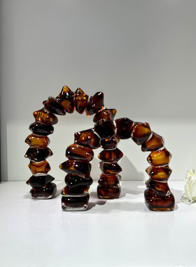 拱门造型琉璃摆件售楼处样板间