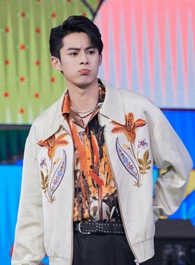 你好星期六王鹤棣同款咖啡色系天然石金扁蛇项链颈新国潮酷苍兰诀