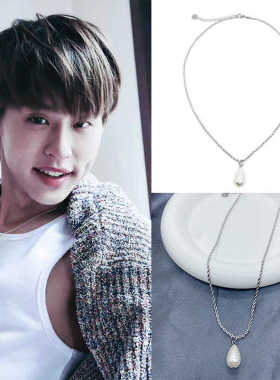BKPP潮酷百搭水滴珍珠吊坠