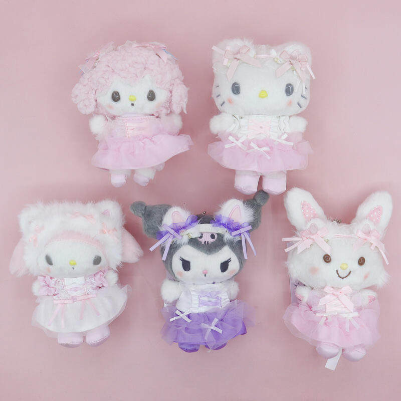 日本kitty库洛米美乐蒂小羊包挂件