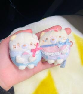 墙角生物可燃垃圾袋手玉角落生物婴儿奶瓶黄猫手玉毛绒公仔包挂件