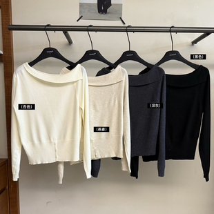 想象家SailorMoon长袖打底衫新款设计感下摆纽扣收腰显瘦毛针织衫