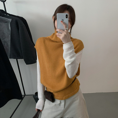 韩系针织马甲女2025新款背心上衣