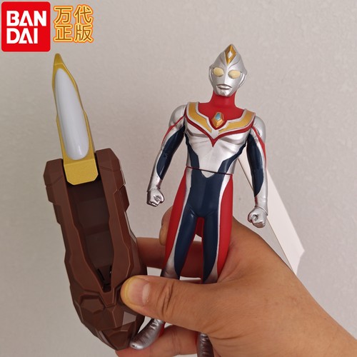 万代正版戴拿迷你闪光剑变身器飞鸟帝拿奥特曼发声可折叠儿童玩具