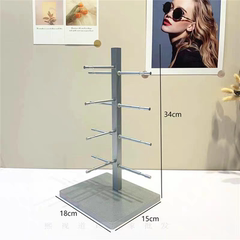 眼镜支架太阳镜墨镜展示架金属收纳支架子眼镜店烤漆道具陈列轻奢