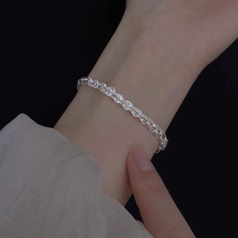 S925纯银手链女新款手饰