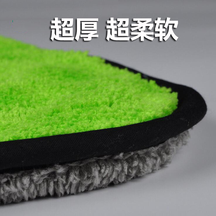 洗车毛巾专用双面超细纤维擦车布吸水加厚珊瑚绒不掉毛车内多功能