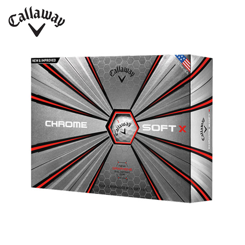 callaway卡拉威 高尔夫球 石墨烯高尔夫球 四层球 Chrome Soft X|ruв категории движение/йога/фитнес/фанаты товаров, гольф, гольф - от Buy2taobao.com для оказания профессиональной услуги покупки агента Taobao
