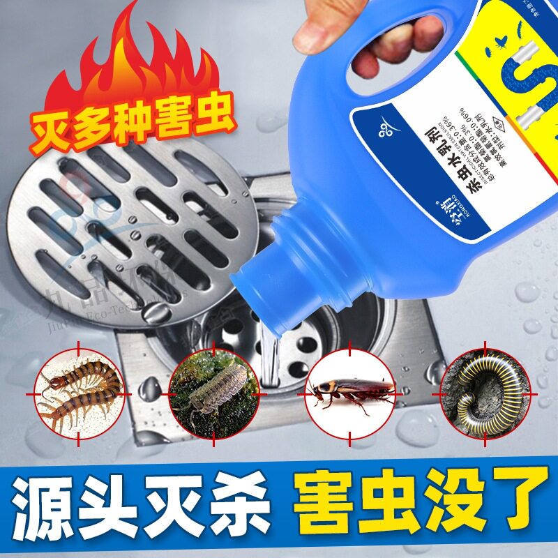 专业下水道杀虫剂全窝端灭管道飞虫孕婴蛾蚋爬虫潮虫卵液体室内