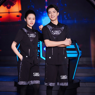 龙丽儿酒吧服务员工作服短袖夏季PARTYK 夜场娱乐会所制服KTV工装