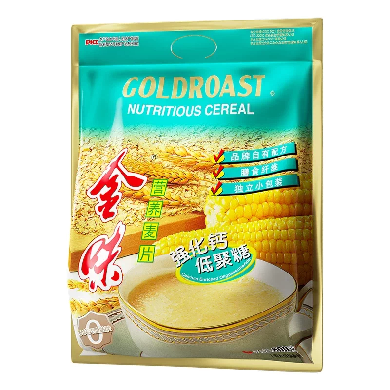 金味强化钙低聚糖麦片袋装600g