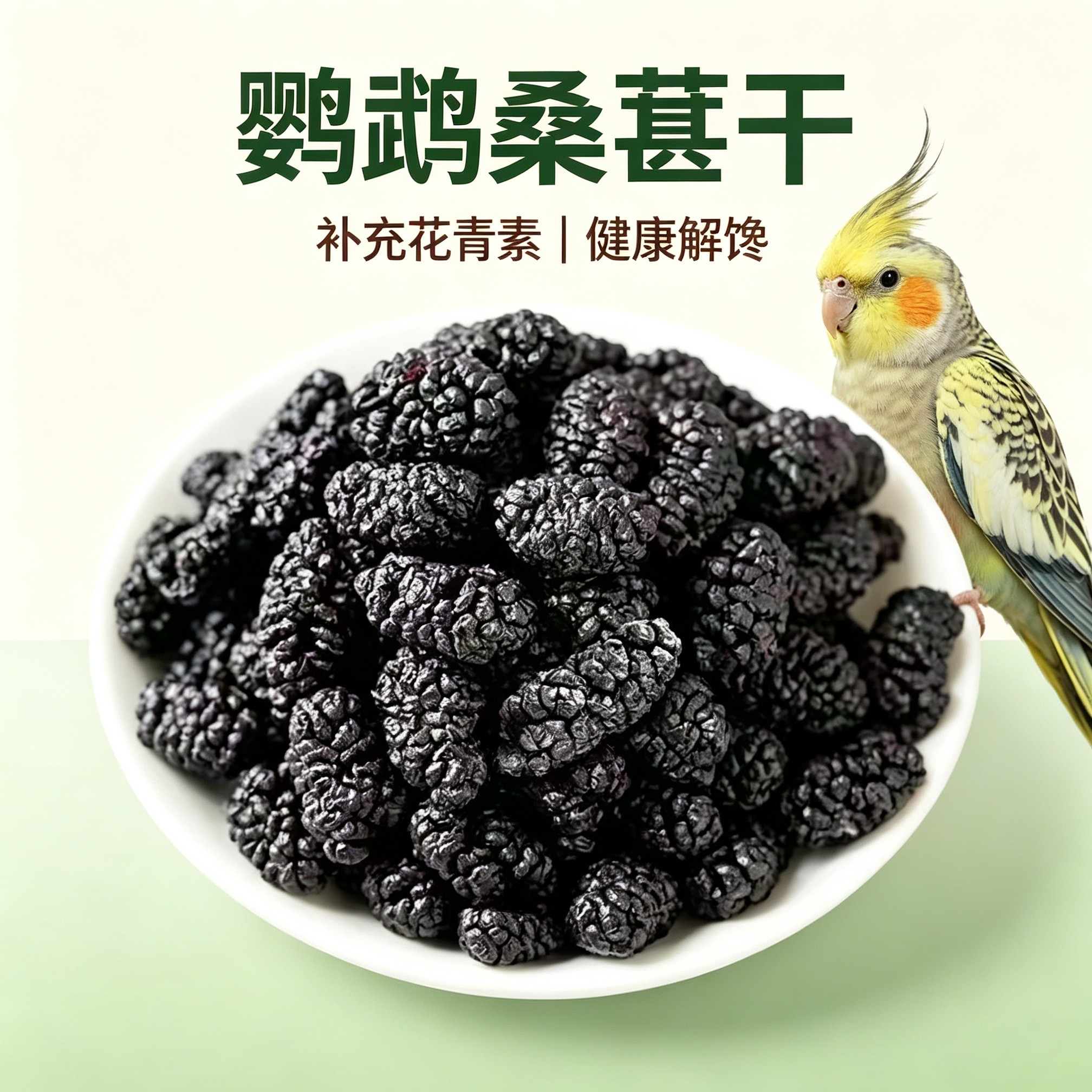 鹦鹉零食天然桑椹干虎皮玄凤小太阳仓鼠小宠零食补充维生素互动果