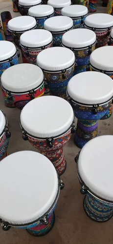 宇利 Африканский барабан легкий взрослый 12 -дюймовый 10 -дюймовый 8 -дюймовый ПВХ без настройки регулируемой для детей в детском саду