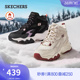 加绒保暖棉鞋 斯凯奇冬季 软底休闲运动鞋 厚底增高老爹鞋 女中高帮鞋