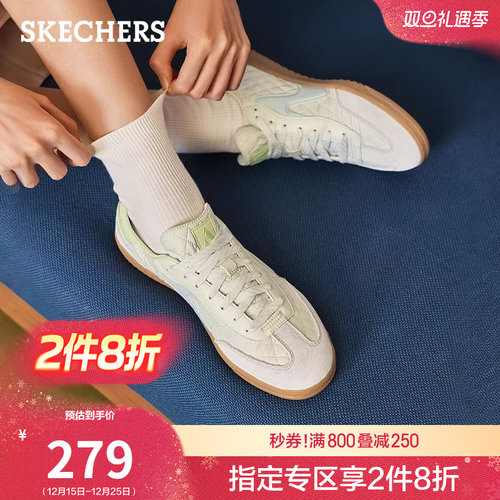 斯凯奇女新款芭蕾德训鞋休闲时尚