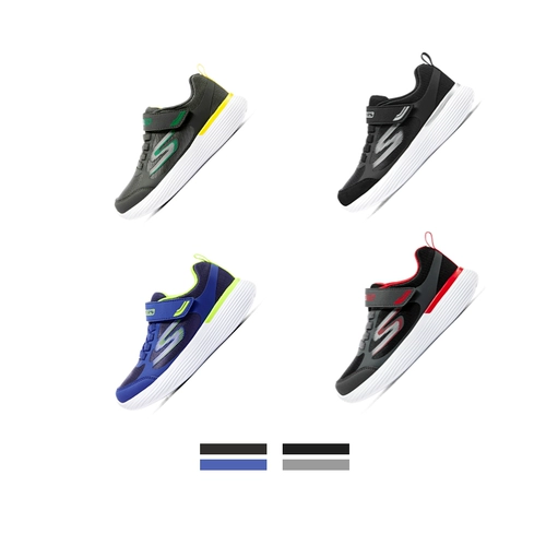 Skechers, летние детские туфли, универсальная комфортная спортивная обувь для мальчиков на липучке