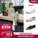夏新中式 透气蕾丝单鞋 一脚蹬平底鞋 布鞋 斯凯奇渔夫鞋 休闲鞋 女鞋