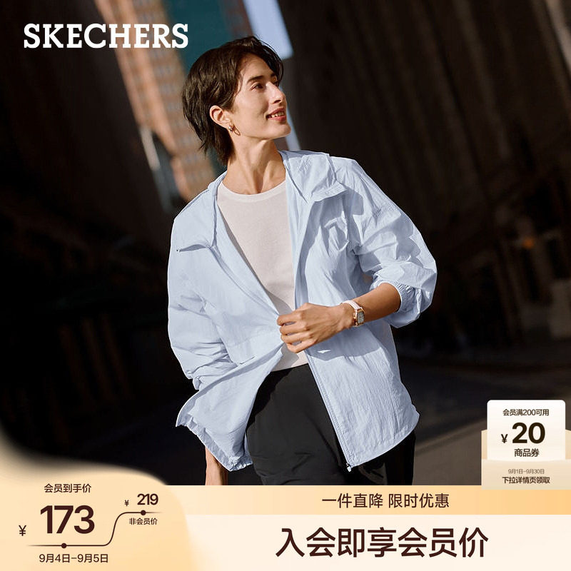 斯凯奇夏季薄款防晒外套男女同款图片